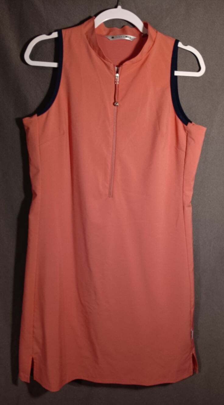 Black Clover Live Lucky Aphrodite Golf Tennis Dress Large Desert Rose Activewear